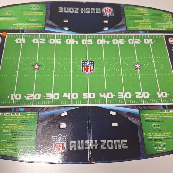 NFL Rush Zone Game Board Replacement 2013 Football Field Piece Quick Rules - Picture 4 of 6